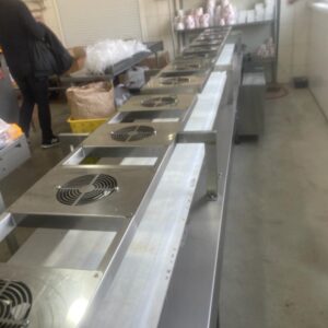 Production line for Kozinaki bars.