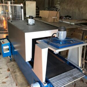 Thermal tunnel for group packaging of bottles