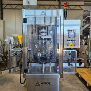 Arol capper Model EAGLE VPA for single-head aluminum screw cap.